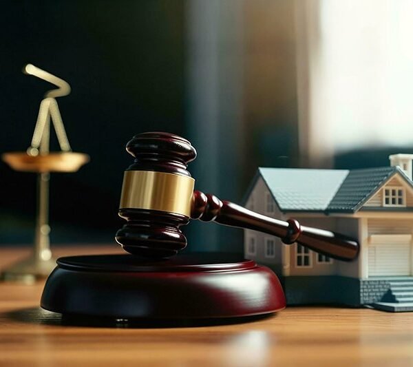 wooden-judge-gavel-and-house-on-table-law-and-justice-concept-photo